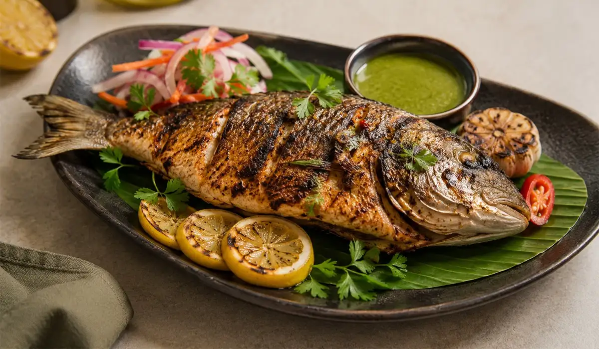 Fish Beach Taverna, The Westin - Grilled fish
