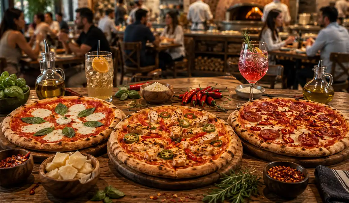 Mamma Italia: Margherita, Pollo Picante or Diavola Pizza