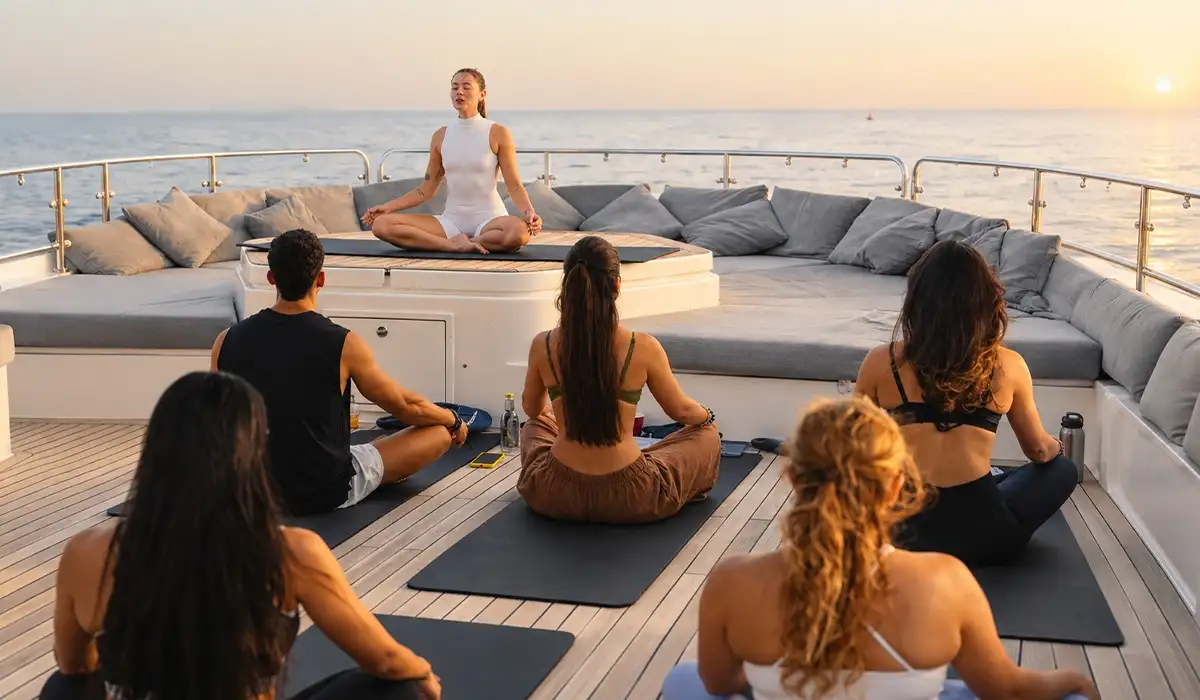 Breasy x Xclusive Yachts- Sunrise Wellness Club at Sea