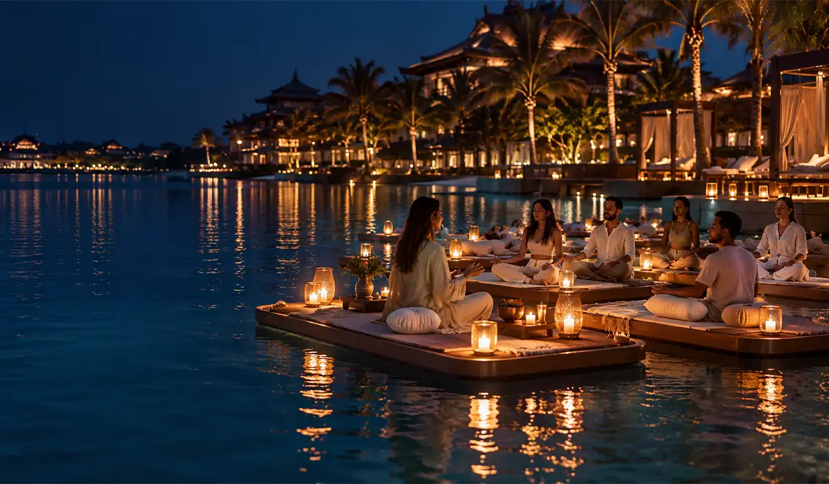 Floating Meditation at Anantara The Palm